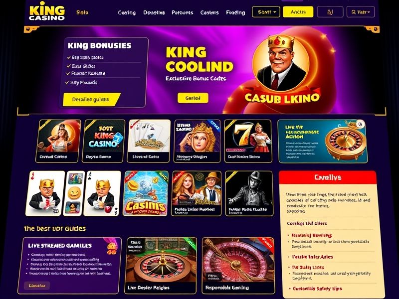 Explore the world of King Casino online with expert guides, game reviews, and tips for players seeking real-money gambling experiences and responsible gaming advice.